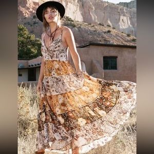 Spell & The Gypsy Desert Daisy Sundress Mustard